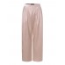 Women Solid Simple European Commute Smooth Pants with Pleats